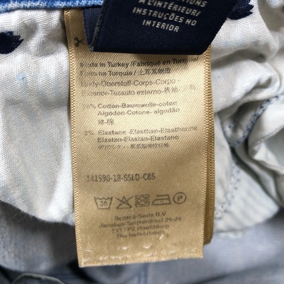 Scotch & Soda Women’s Star Print Embroidered petite Ami Slim Boyfriend Jeans Siz - Picture 10 of 16